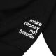 MMNF QUARTER ZIP FLEECE IN BLACK