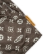"PATTERN LOGO" MESH SHORT IN BROWN V2