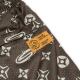 "PATTERN LOGO" MESH SHORT IN BROWN V2