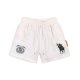 $4L NYLON SHORT IN WHITE