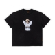 LONELY ANGEL WASHED TEE IN BLACK