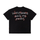 LONELY ANGEL WASHED TEE IN BLACK