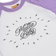 MULLA BABY RAGLAN BABYTEE IN WHITE PURPLE