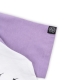 MULLA BABY RAGLAN BABYTEE IN WHITE PURPLE