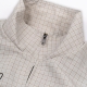 $MAKER4LIFE CHECKERED NYLON JACKET IN CREAM