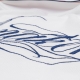 LOGO ZIP POLO IN WHITE
