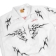 TRIBAL DRAGON SHIRT IN WHITE