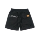 HUSTLERS RACING NYLON SHORT IN BLACK 