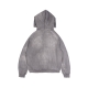 TRIBAL LOGO WASHED HOODIE IN GREY