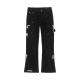 SPLASHED FLARE JEANS IN BLACK