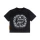 SMAKER STUDIO MESH V NECK TEE IN BLACK