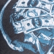 MONEY IN MY MIND WASHED TEE IN GREY
