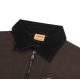 WORKWEAR WASHED JACKET IN DARK BROWN
