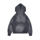 ICED OUT WASHED HOODIE IN GREY