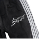 LOGO STRIPES WASHED SWEAT PANTS IN BLACK