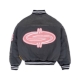 NOT YOUR BIZNESS BOMBER JACKET IN GREY