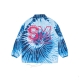 BACK LOGO TIE DYE JACKET IN BLUE