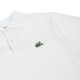"CÁ SẤU CÕNG NHAU" POLO IN WHITE