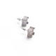 SQUARE ICED OUT EARRINGS