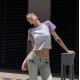 MULLA BABY RAGLAN BABYTEE IN WHITE PURPLE