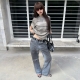FLARE JEANS IN GREY