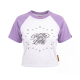MULLA BABY RAGLAN BABYTEE IN WHITE PURPLE