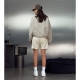 $MAKER4LIFE CHECKERED NYLON JACKET IN CREAM